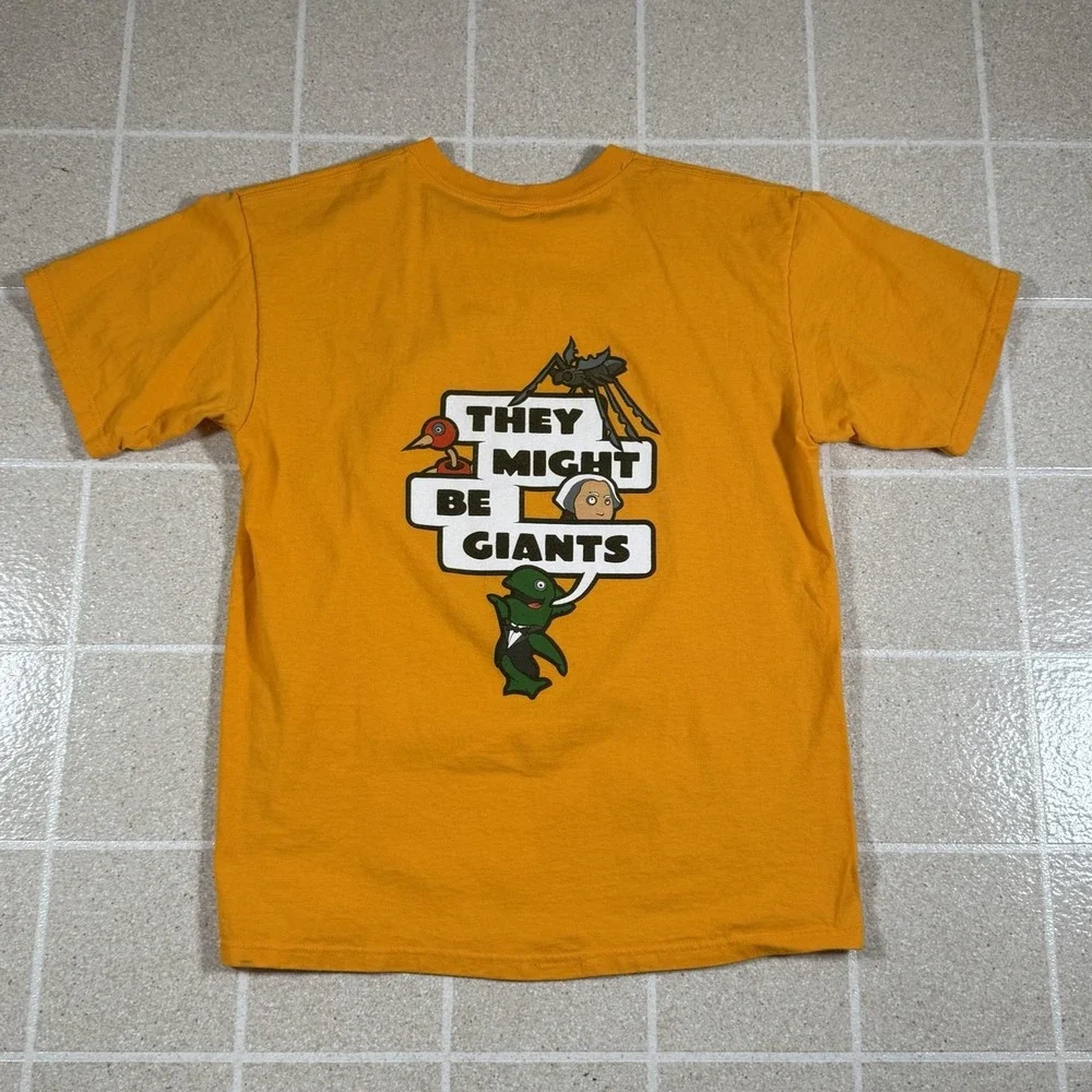 Vtg Y2K 2002 TMBG They Might Be Giants No! Concert T Shirt Sz M Ween Indie Rock